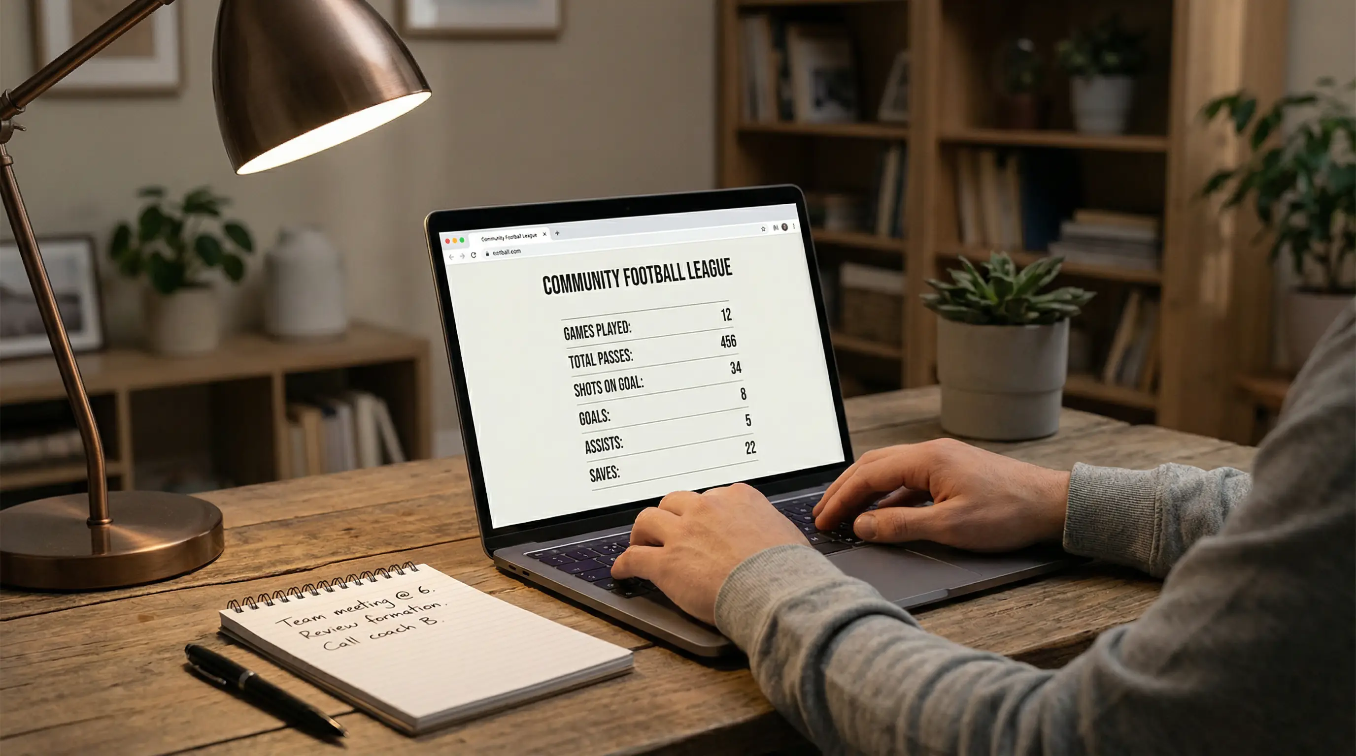Persona analizando cuotas de apuestas de fútbol en una pantalla de ordenador portátil